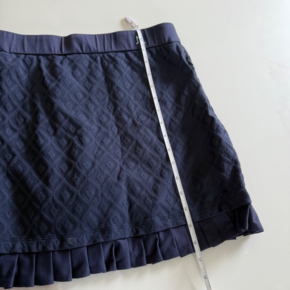 J. McLaughlin-Navy Skort-Pleated-Ruffle-Catalina Cloth-Tennis-Active-Size M - Picture 5 of 15